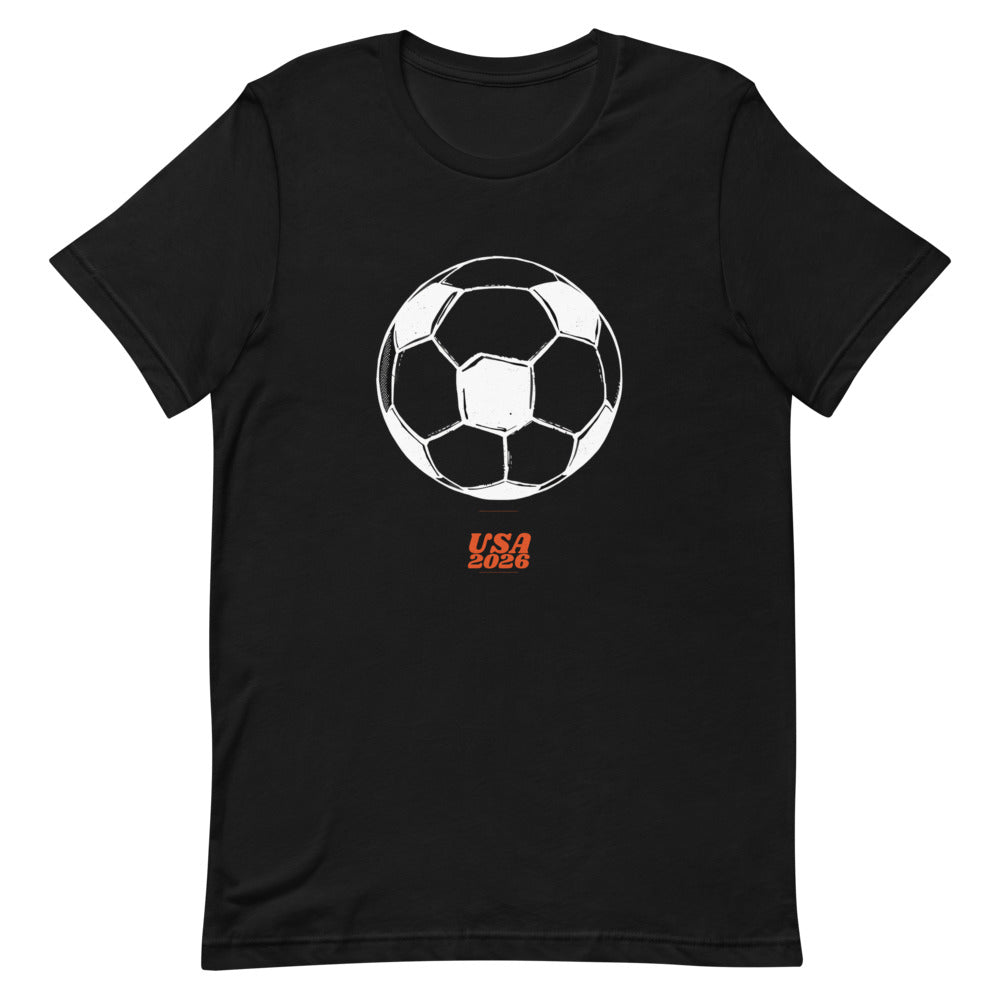 2026 World Cup USA soccer tee - front print
