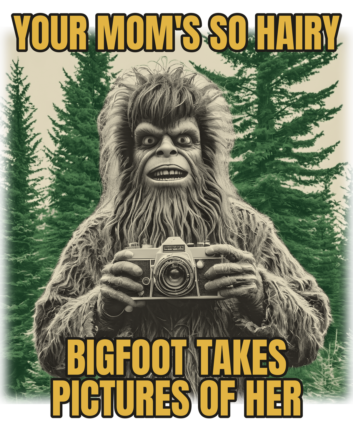 Bigfoot Photographer print file