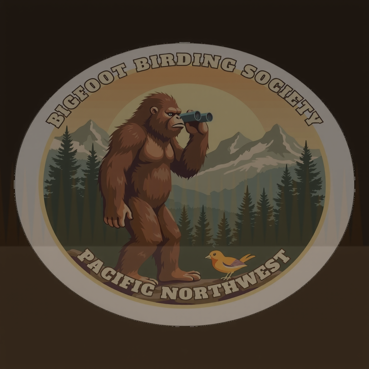 Bigfoot Birding Society - Pacific Northwest Vintage Tee