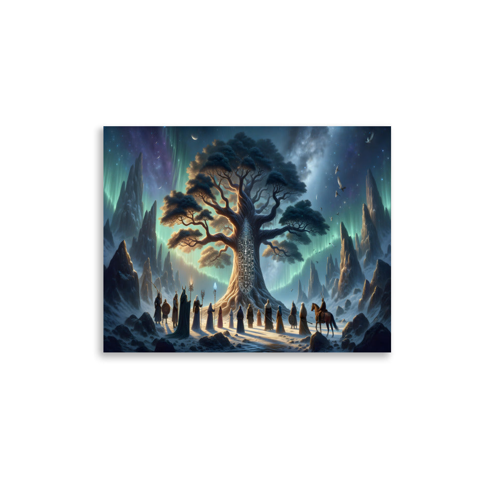 Odin Eternal Legacy Norse Mythology Print