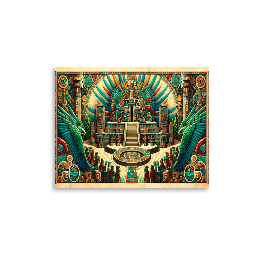 Quetzalcoatl Mesoamerican Mythology Art Print