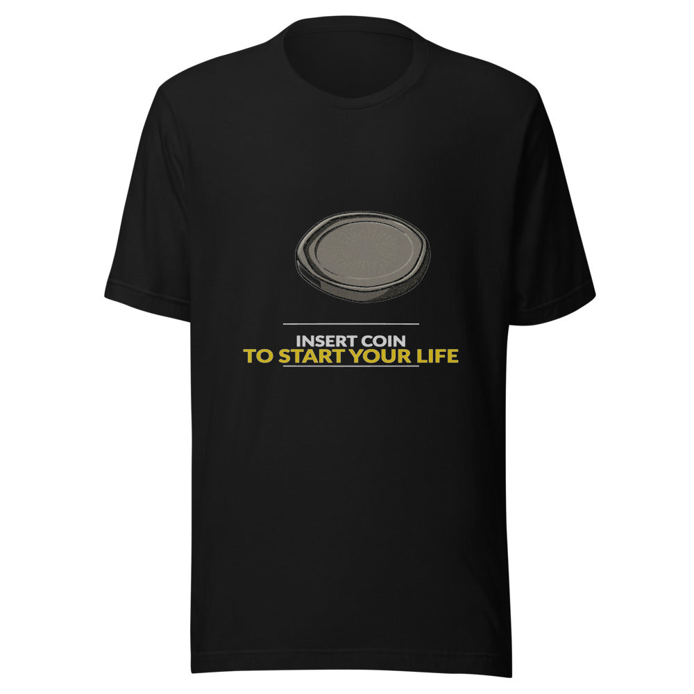 Retro Arcade Insert Coin Graphic Tee