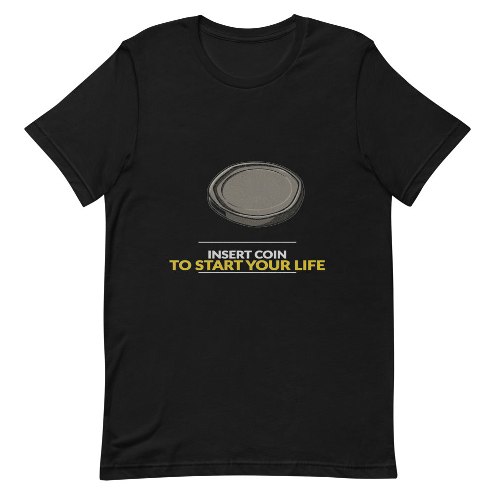 Retro Arcade Insert Coin Graphic Tee