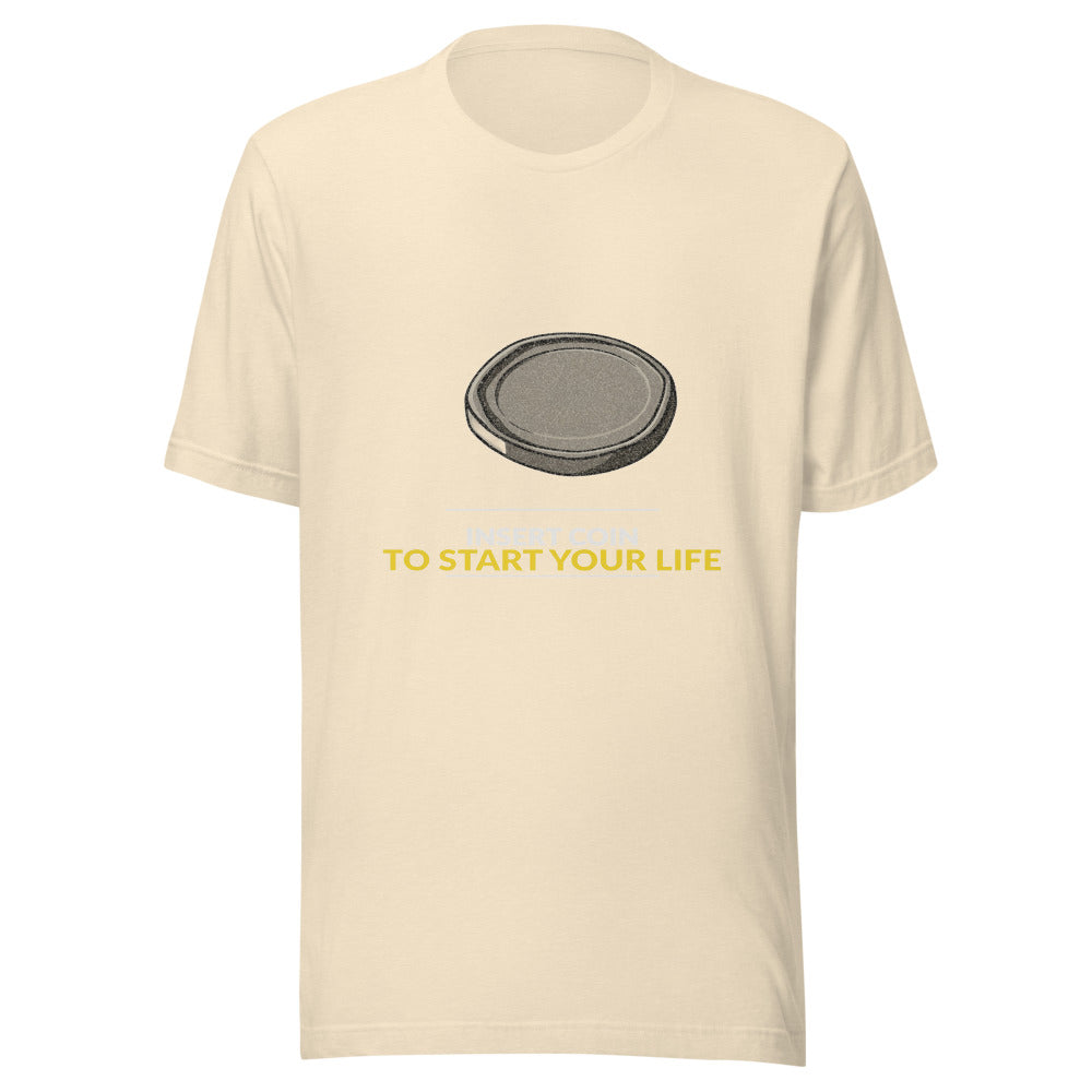 Retro Arcade Insert Coin Graphic Tee