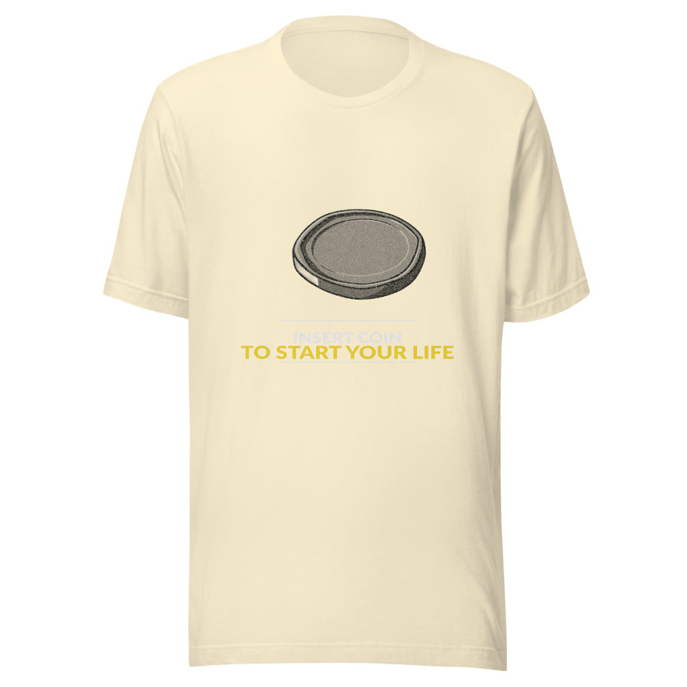 Retro Arcade Insert Coin Graphic Tee