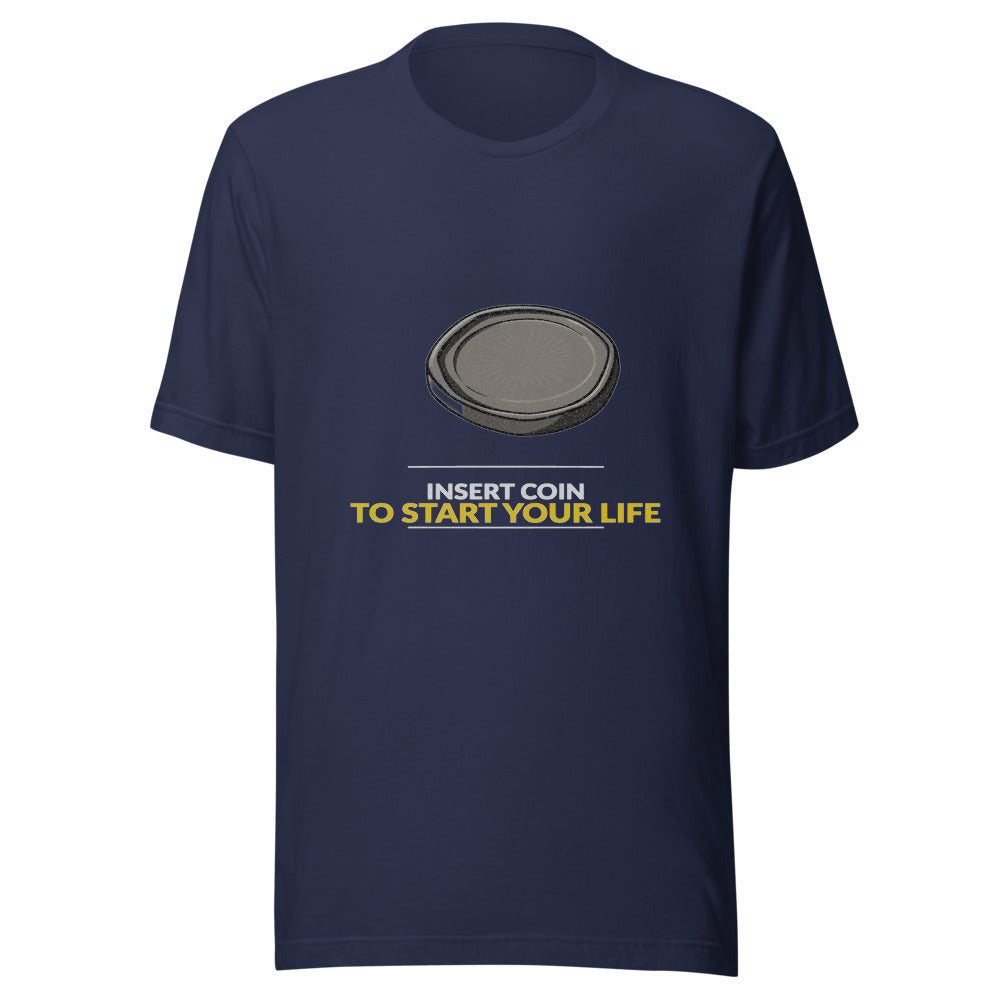 Retro Arcade Insert Coin Graphic Tee