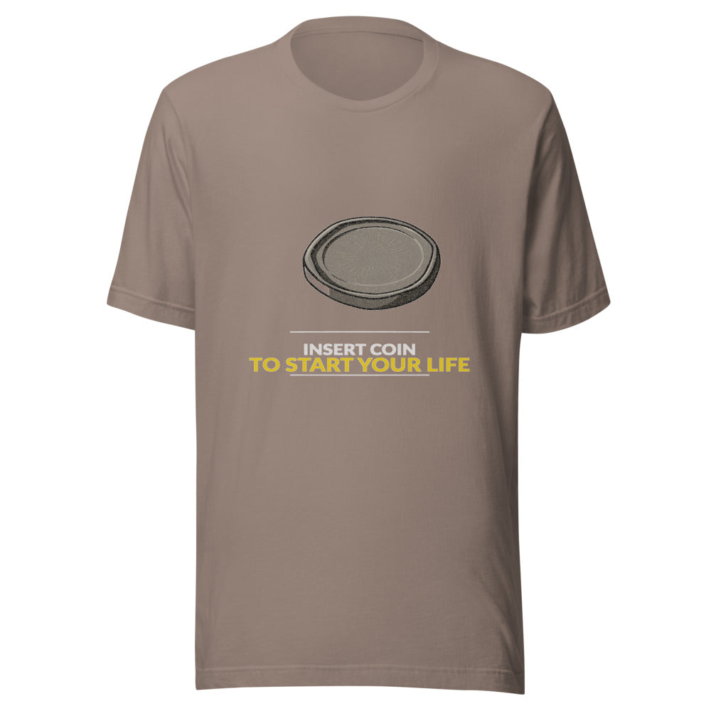 Retro Arcade Insert Coin Graphic Tee
