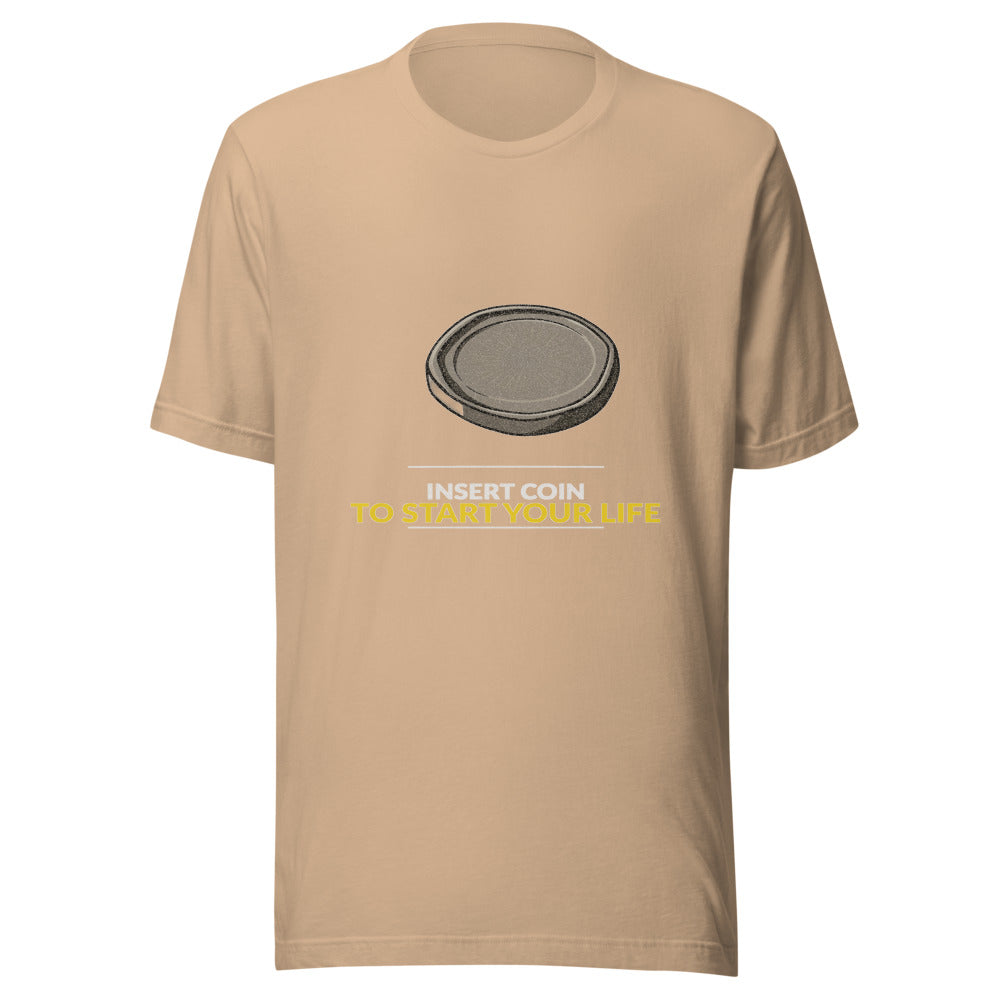 Retro Arcade Insert Coin Graphic Tee