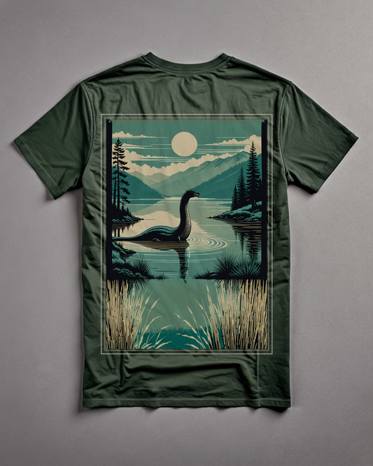 Nessie Loch Ness Monster Shirt - Vintage Cryptid Nature Poster Tee
