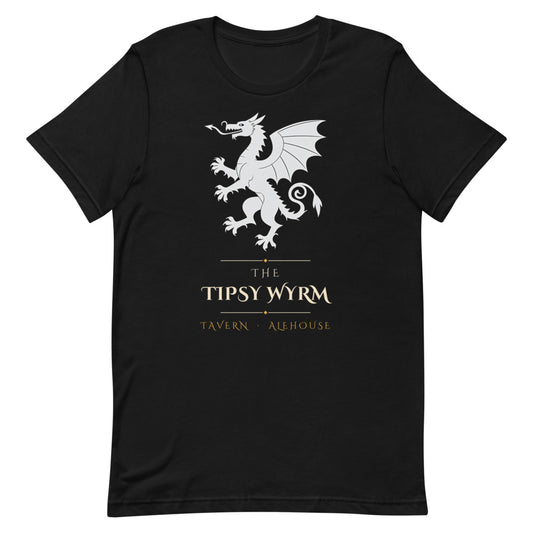 The Tipsy Wyrm - Funny Fantasy Tavern Dragon D&D Tabletop Gamer Shirt